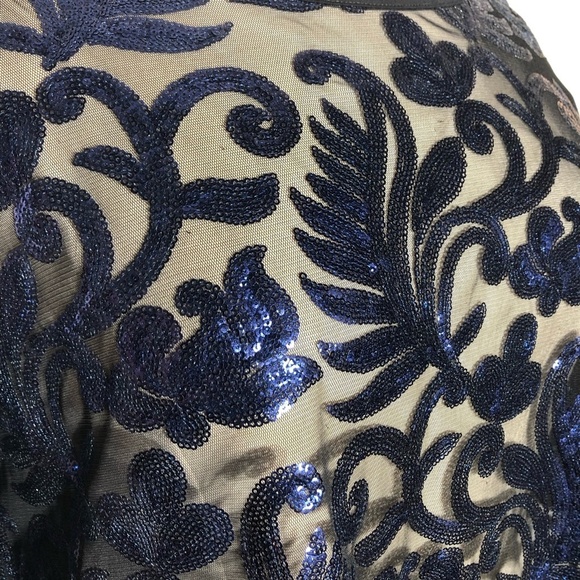 Bob Mackie Wearable Art Black Blue Kaftan Tunic Dress 3X - Picture 11 of 12